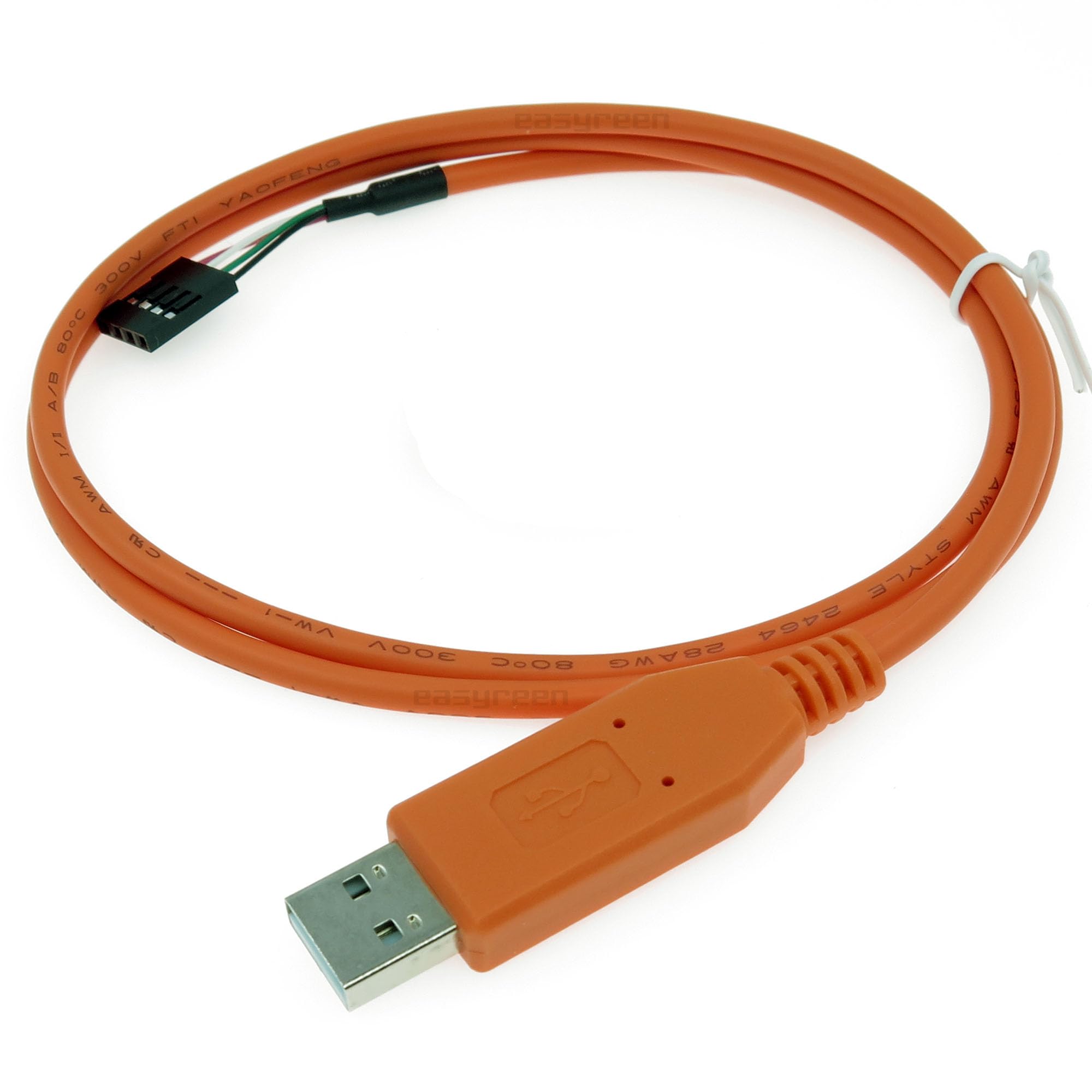 USB Type-A 4ポートアダプター Amazon.com: easyreen FTDI USB Type A to 4 Pin Console Cable for